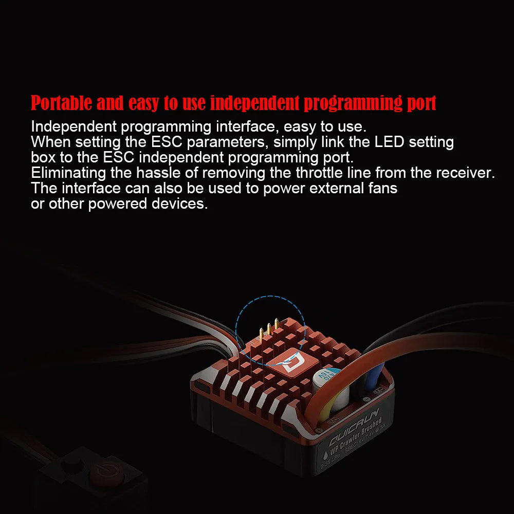 the interface can also be used to power external fans or other powered devices .