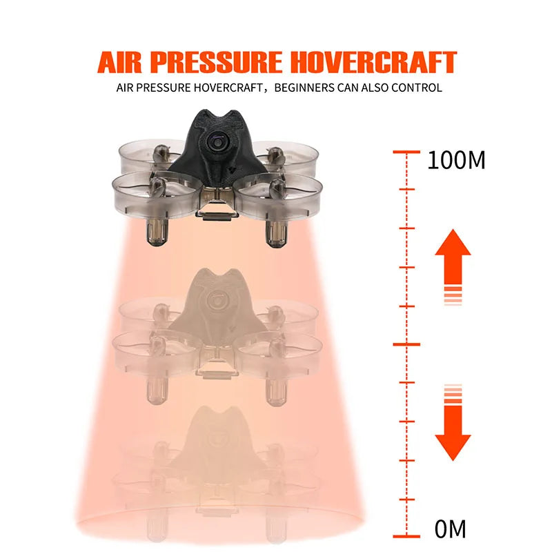 TCMMRC Runcam FPV drone - Multi-speed control RTF 38mm Propeller 5.8G 25mW VTX FPV Racing Drone 8620 brush motor drones 20 TCMMRC Runcam FPV drone, AIR PRESSURE HOVERCRAFT , BEGINNERS CAN AL