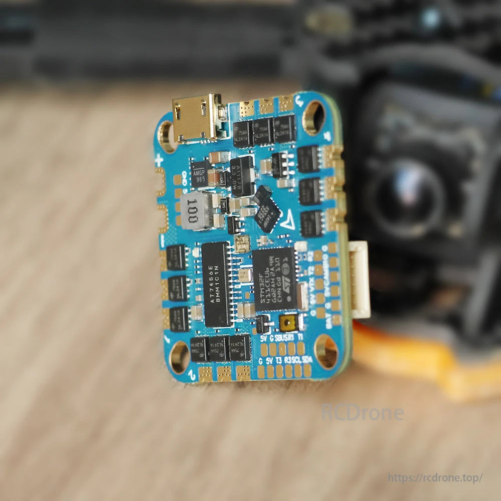 HAKRC F411 20A AIO Flight Controller – 2–5S, BLHeli_S 20A ESC, STM32F411, 25.5mm Mount