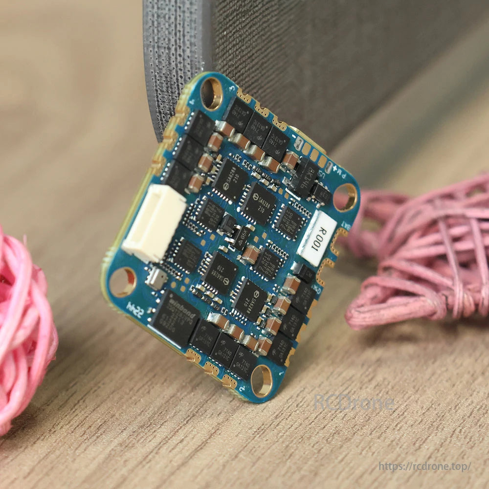 HAKRC F411 40A AIO Flight Controller – 2–6S, STM32F411, BLHeli_S 40A ESC, 25.5mm Mount