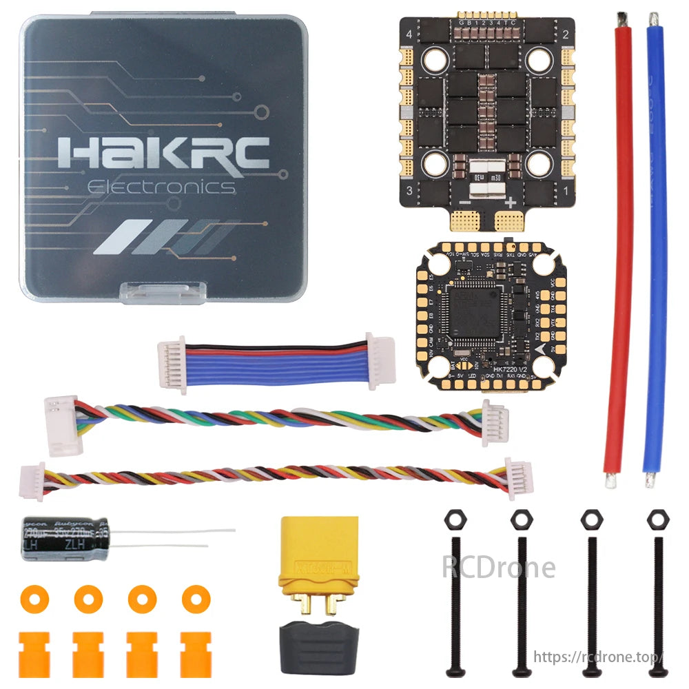 HAKRC F722 FPV Drone Stack, The HAKRC F722 Mini V2 Stack provides smooth, precise control for quads up to 6 inches.