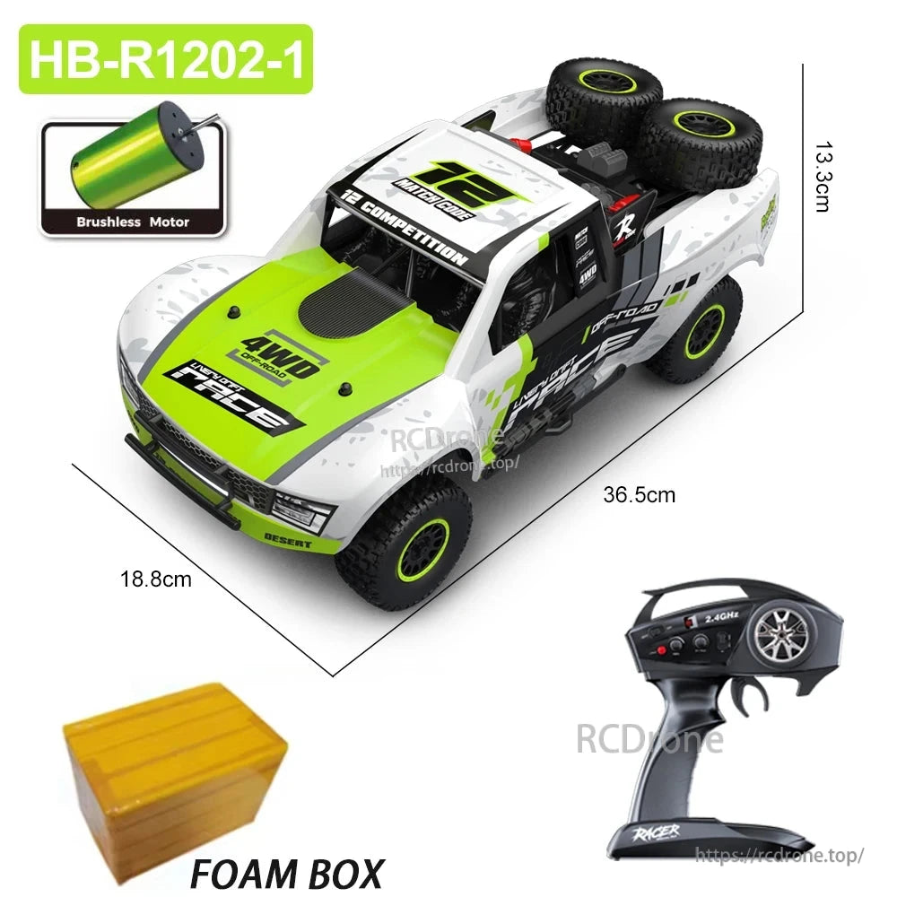 HB RC Car, A 1:12 scale, 4WD brushless RC car with top speed 45km/h.