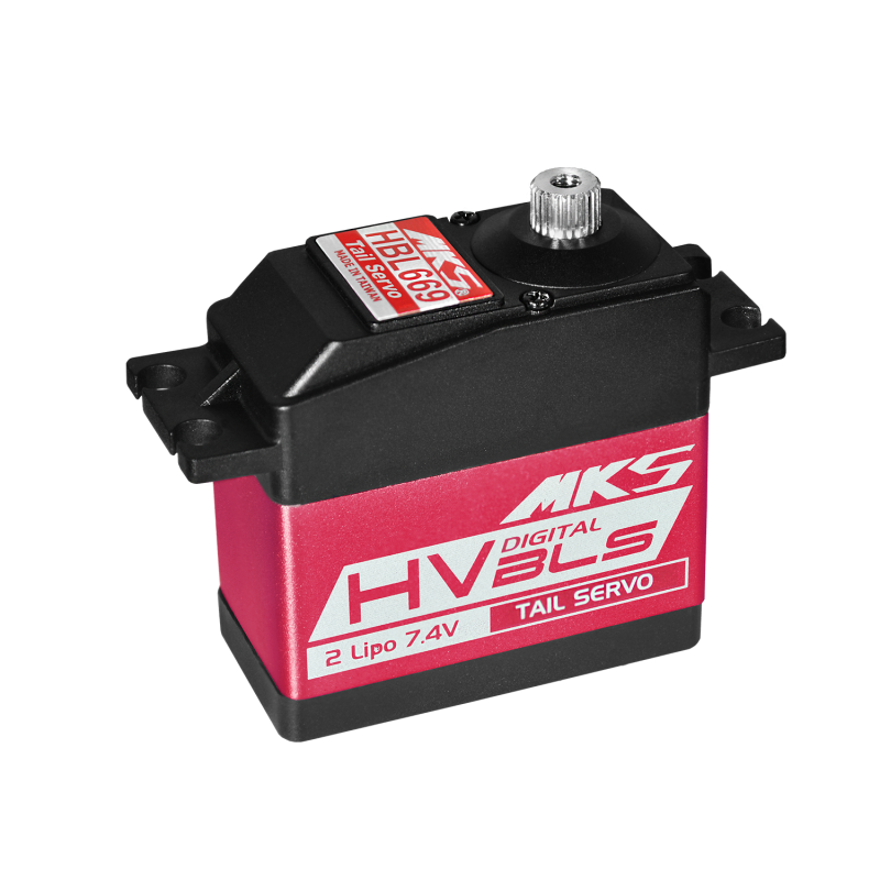 MKS HBL669 Tail Rotor Servo Motor for RC Helicopters, 6.0-8.4V, 0.03s, 5.7 kg-cm, 760us/560Hz