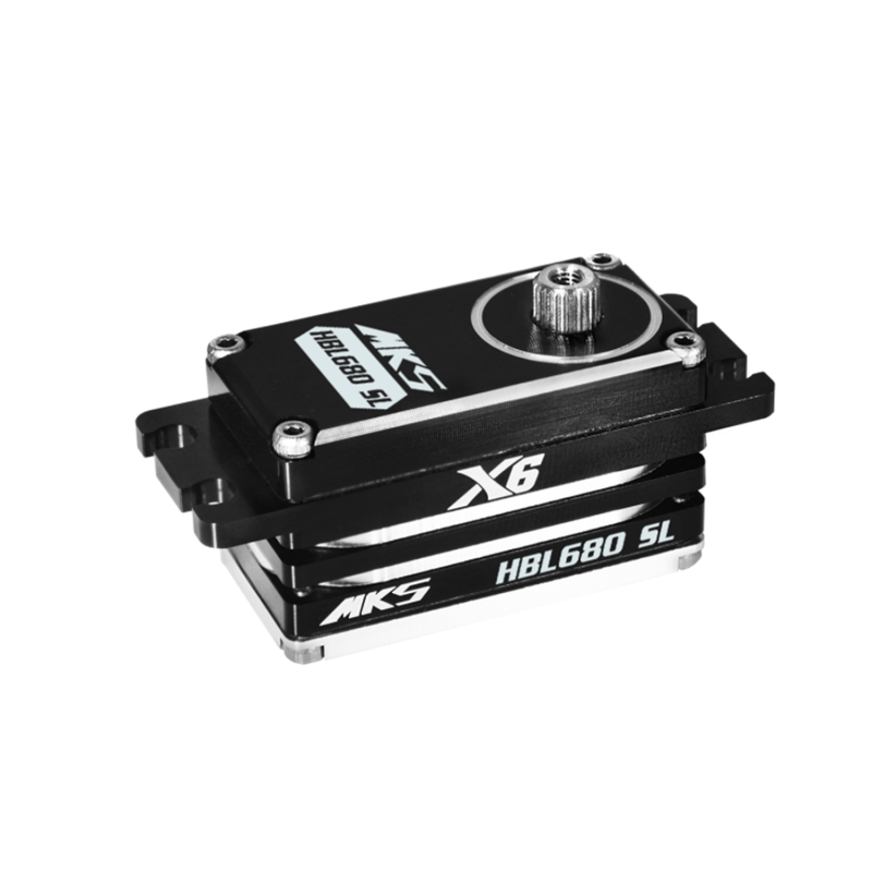 MKS X6 HBL680SL Digital Brushless Servo Motor for RC Helicopters, HV 4.8-8.4V, CNC Aluminum Case