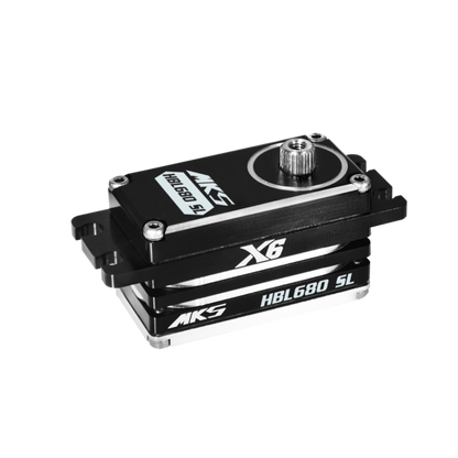 MKS X6 HBL680SL Digital Brushless Servo Motor for RC Helicopters, HV 4.8-8.4V, CNC Aluminum Case
