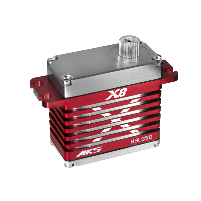 MKS X8 HBL850 High Voltage Brushless Cyclic Servo Motor for 700-800 Class RC Helicopter (6.0-8.4V)