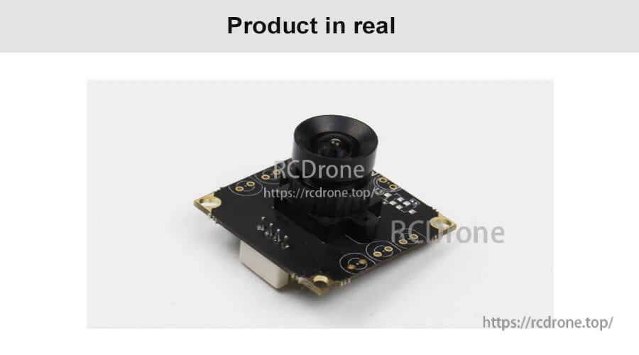 Yahboom 2MP 1080P USB drive-free camera close-up showing lens and compact square PCB module