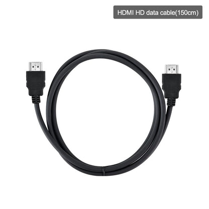 HDMI HD data cable 150cm length shown coiled with both HDMI male connectors