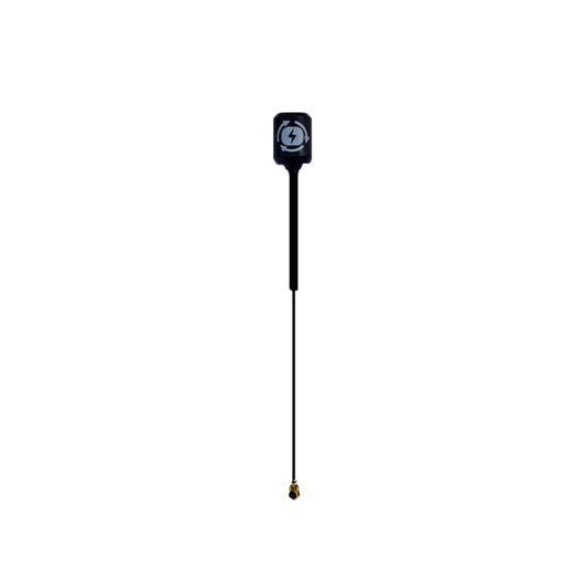 HDZero VTX Antenna RHCP 5.45–5.95GHz with 107mm U.FL cable, black
