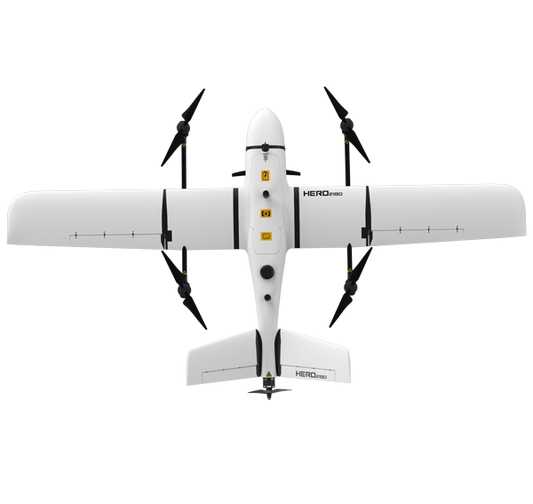 Makeflyeasy HERO VTOL Fix Wing Aircraft - drone d'inspection Porte-relevé aérien Décollage vertical atterrissage voilure fixe Topographie cartographie Surveillance