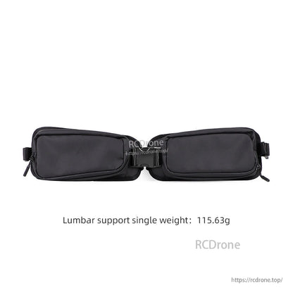 Lumbar support belt shown flat, single weight 115.63g