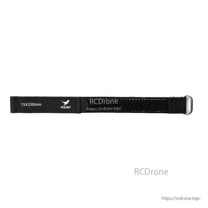 HGLRC Kevlar Aramid Fiber Battery Strap, Metal Buckle + Anti-Slip Adhesive, 15x250mm / 20x250mm