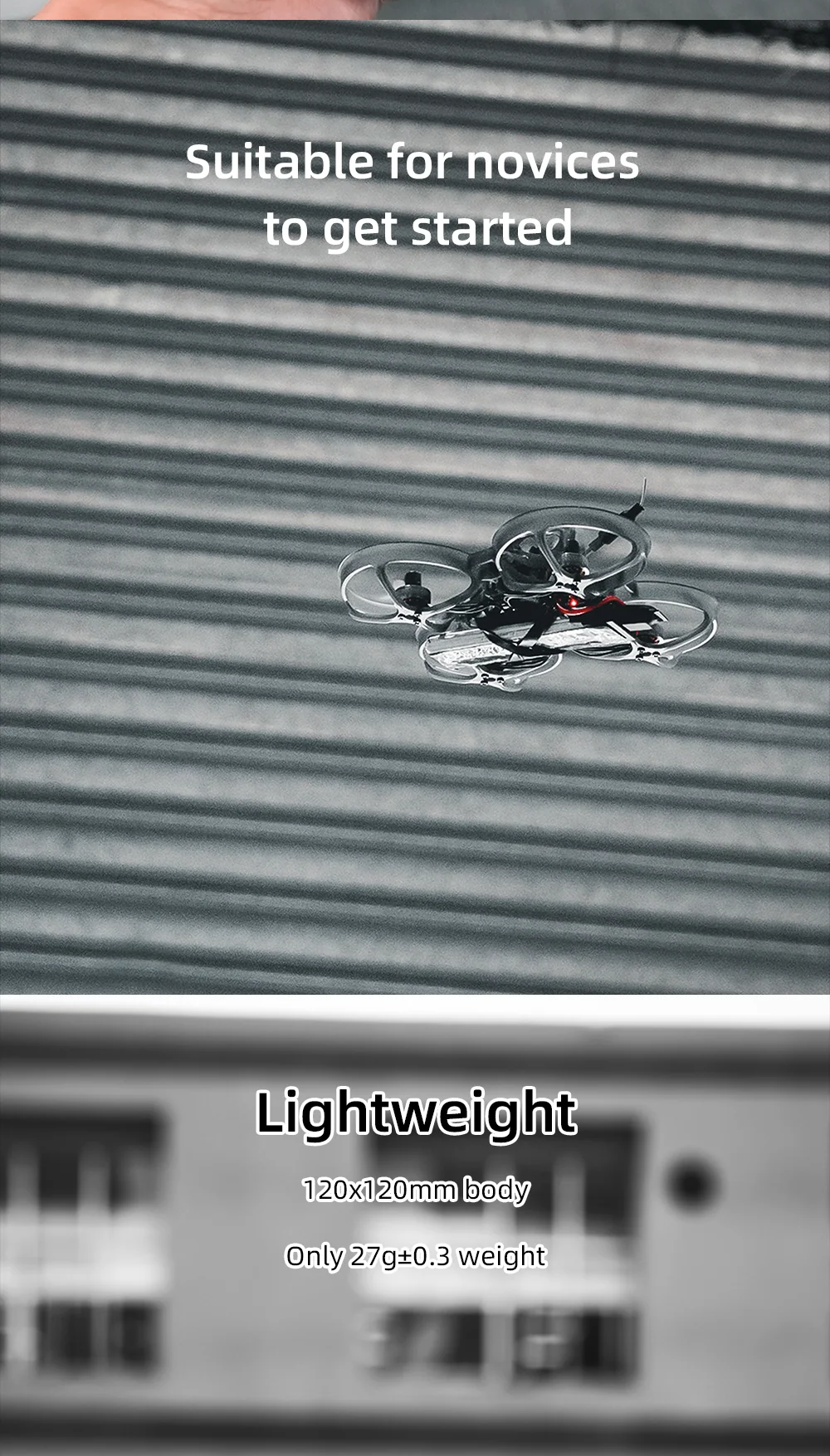 HGLRC Petrel 75Whoop 1S Entry-level RTF Set