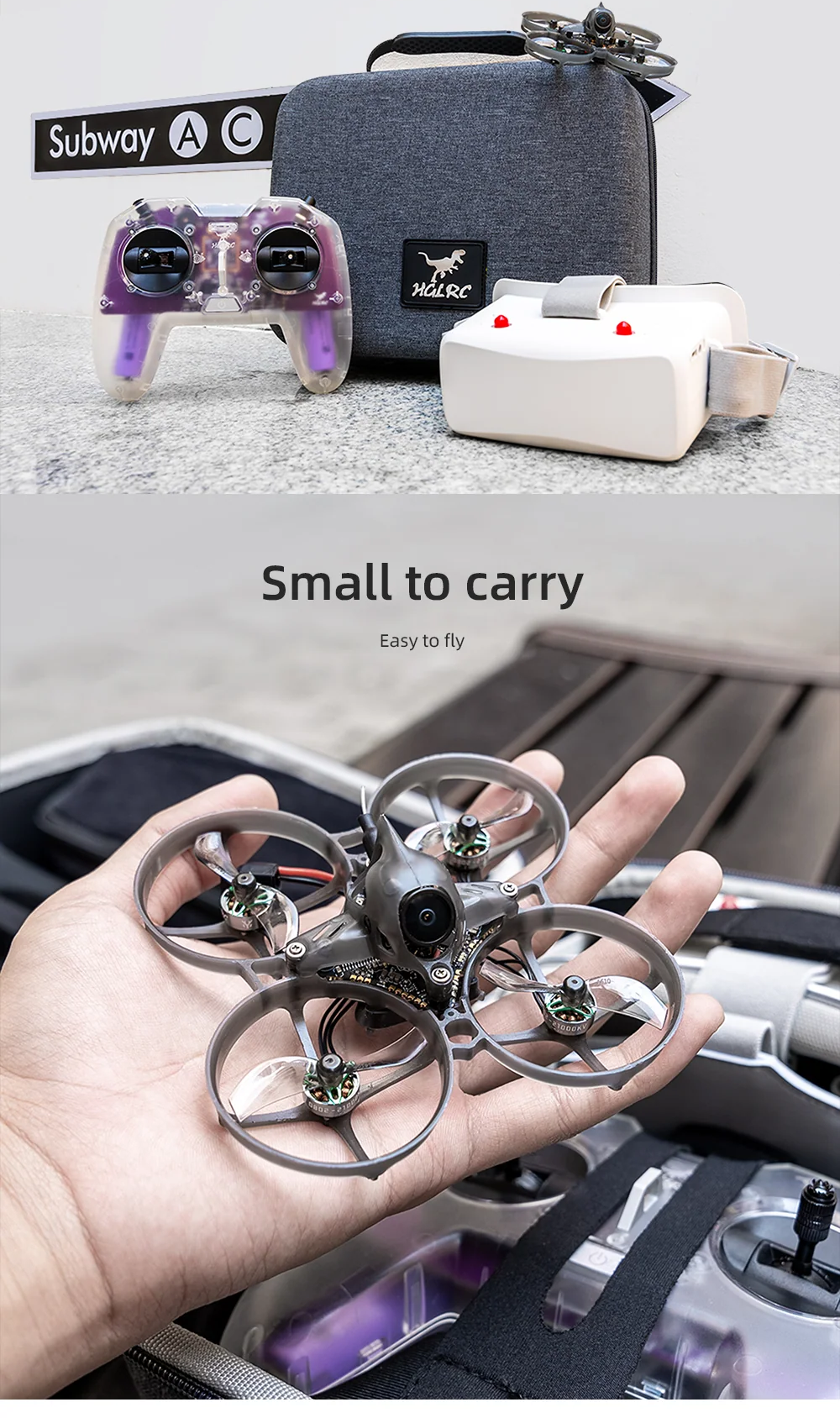 HGLRC Petrel 75Whoop 1S Entry-level RTF Set
