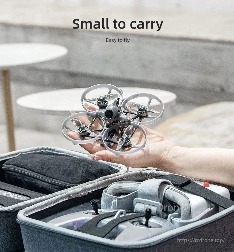 HGLRC Petrel 85 Whoop 2-Inch 1-2S Analog FPV, It is delivered fully assembled, with everything stored in a durable carrying case.