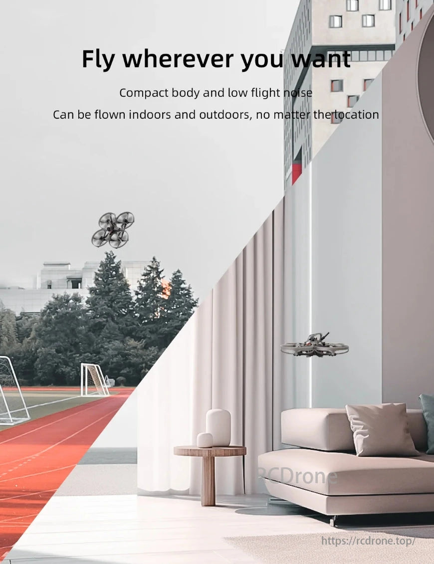 HGLRC Petrel 85 Whoop Analog 2S 2-Inch Whoop FPV, Petrel 85 Whoop FPV drone is compact, low-noise, and ideal for versatile indoor/outdoor flight experiences.