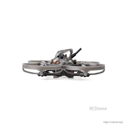 Petrel 85Whoop indoor FPV whoop side profile showing camera canopy and antenna position