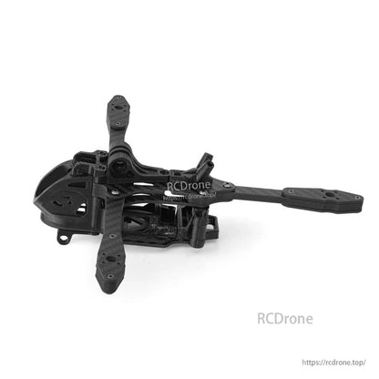 Side profile of HGLRC Rekon Y6 5-Inch FPV Frame showing camera canopy and rear mount structure