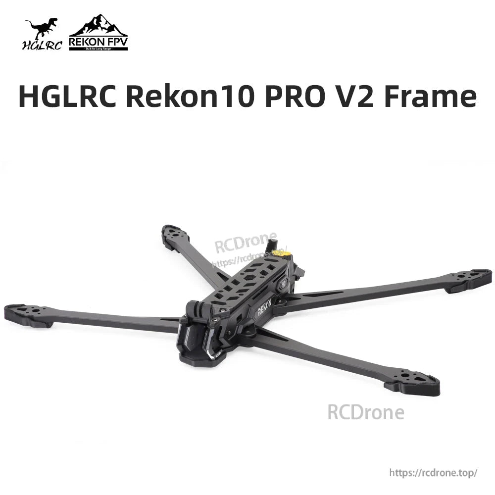 HGLRC Rekon10 PRO V2 10-inch long-range frame kit product graphic with model name text