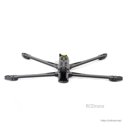 Front view of Rekon10 PRO V2 frame showing camera cage opening and arm spacing