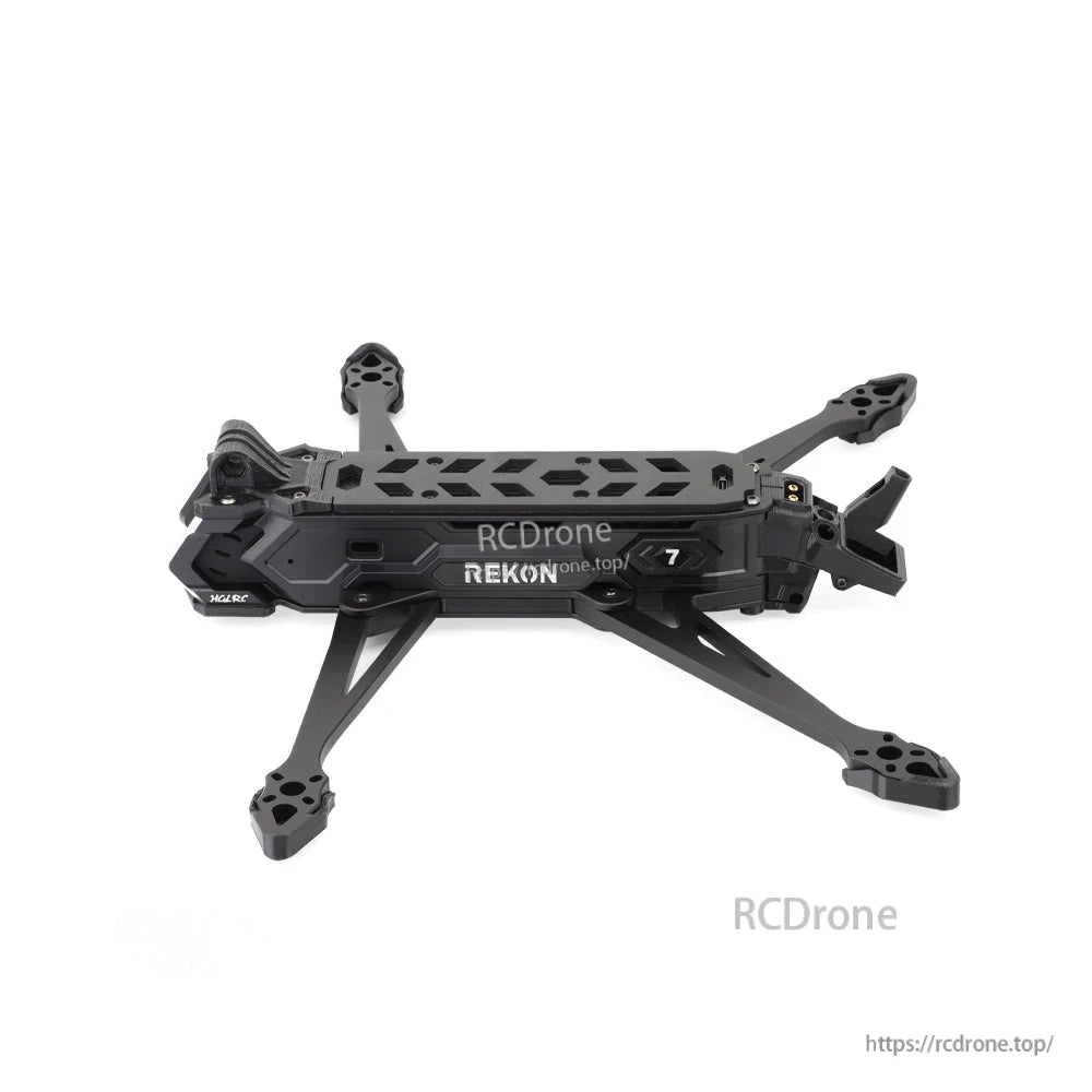 HGLRC Rekon7 PRO V2 7-inch long-range FPV frame top-down view showing arm layout