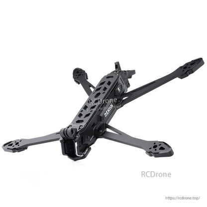 Rear angled view of Rekon8 PRO frame showing long arms and rear mounting area