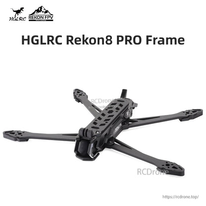 HGLRC Rekon8 PRO Frame product title graphic with frame photo on white background