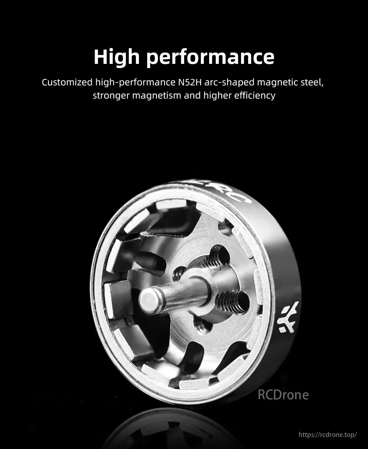 HGLRC SPECTER 1303.5 Brushless Motor, HGLRC SPECTER 1303.5 motor with N52H magnets provides strong magnetism and high efficiency.