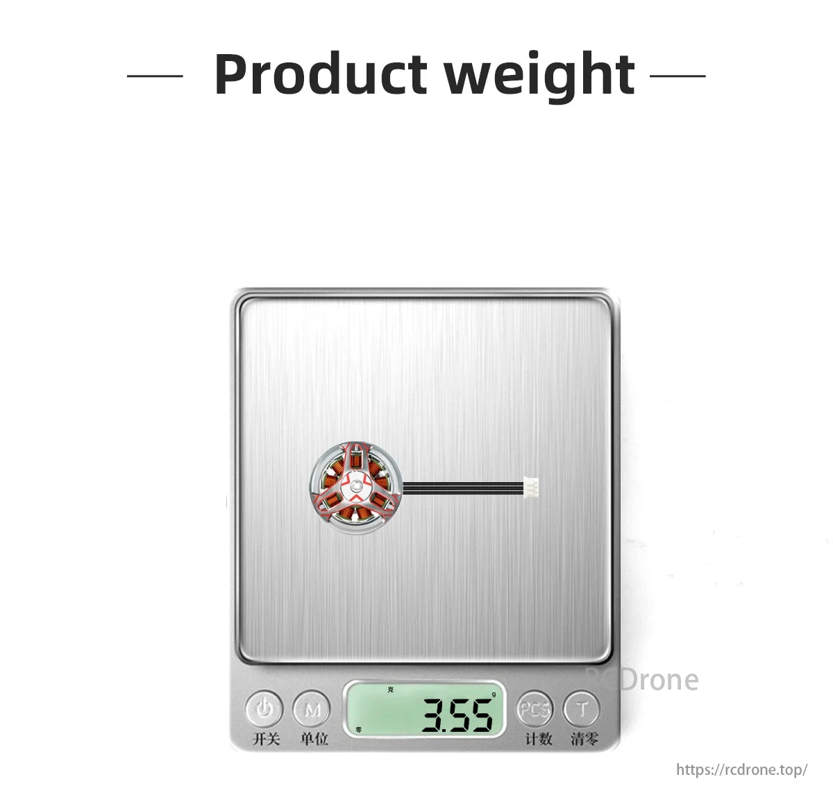 HGLRC Specter 1003 Motor, Copper wire winding with high temperature resistance helps motors run more stably.