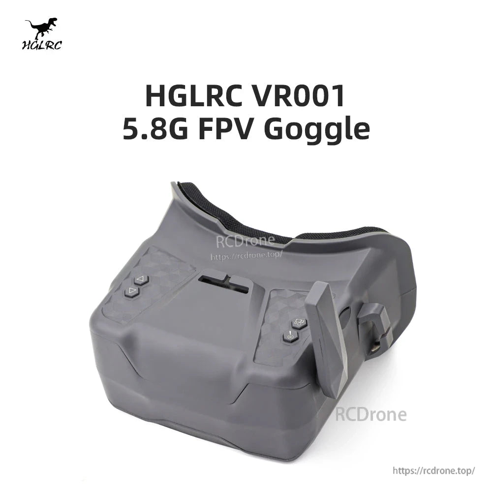 HGLRC VR001 5.8G Analog FPV Goggles w/ DVR, 4.3in 80CH – RCDrone