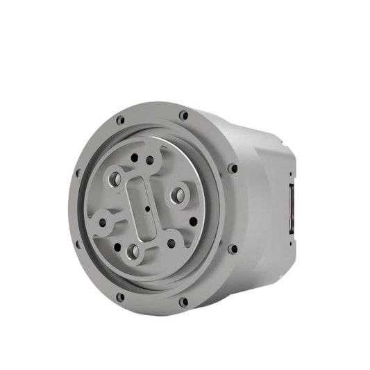 HIGH TORQUE HTDW-5047-36-NE-JC gear motor with 36:1 reducer, front mounting flange and bolt holes