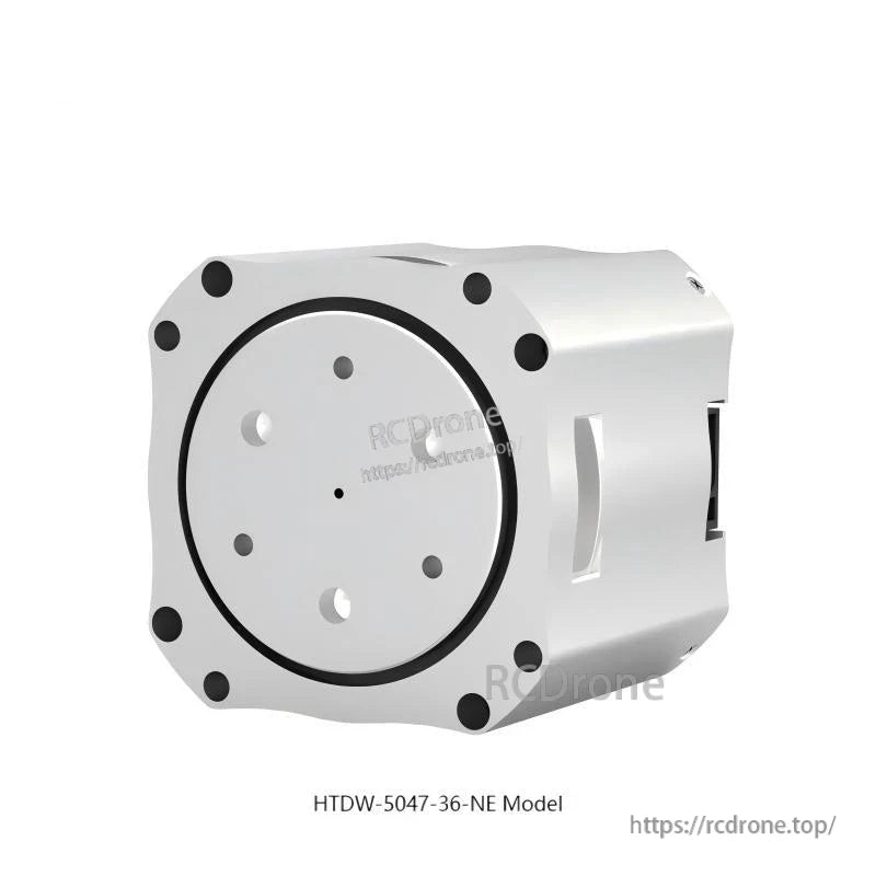 HTDW-5047-36-NE motor module front mounting face, 36:1 ratio variant shown