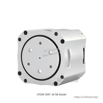 HTDW-5047-36-NE motor module front mounting face, 36:1 ratio variant shown