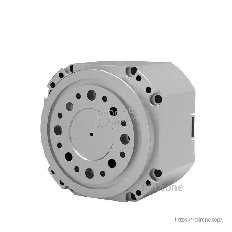 Angled view of motor front mounting face and housing, stock render with RCDrone watermark