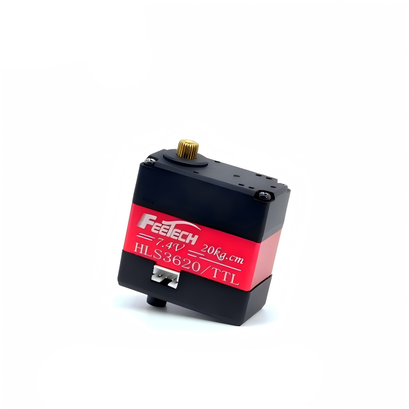 FEETECH HL-3620 Servo, FEETECH HLS3620/TTL is a 7.4V, 20kg.cm, 360° dual-shaft servo motor featuring a 25T spline, ideal for robotics and high-torque applications.