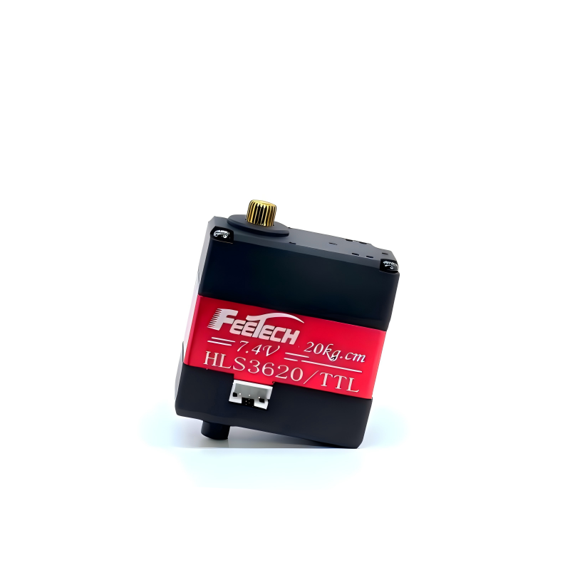 FEETECH HL-3620 Servo, FEETECH HLS3620/TTL is a 7.4V, 20kg.cm, 360° dual-shaft servo motor delivering constant force, ideal for robotics and automation applications requiring precise, continuous rotation control.