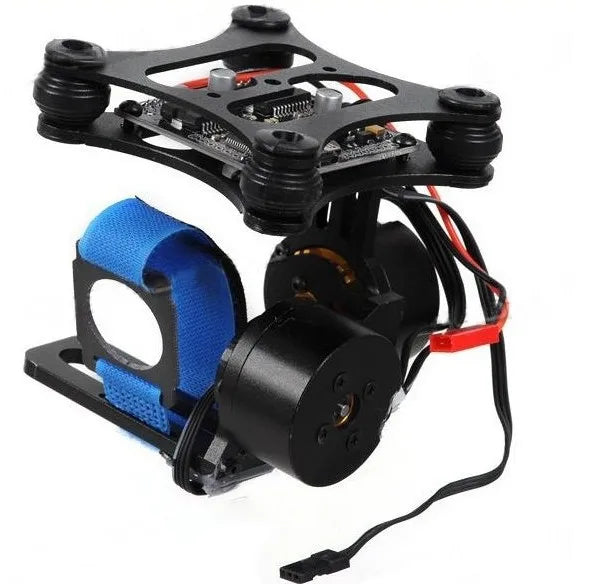 Light Weight Brushless Motor Gimbal, Mit motor protector which can help heat dissipation
