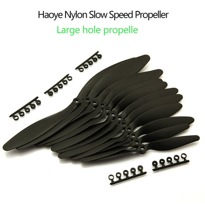 Haoye Nylon Slow Speed Propeller Large hole propeller 66666 166
