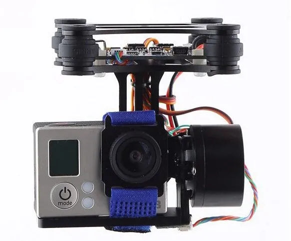 Light Weight Brushless Motor Gimbal, Mit motor protector which can help heat dissipation