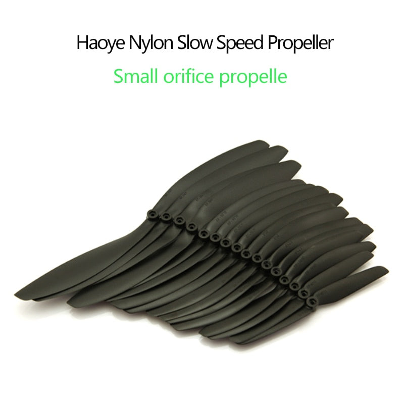 Haoye Nylon Slow Speed Propeller Small orifice propelle 8 0