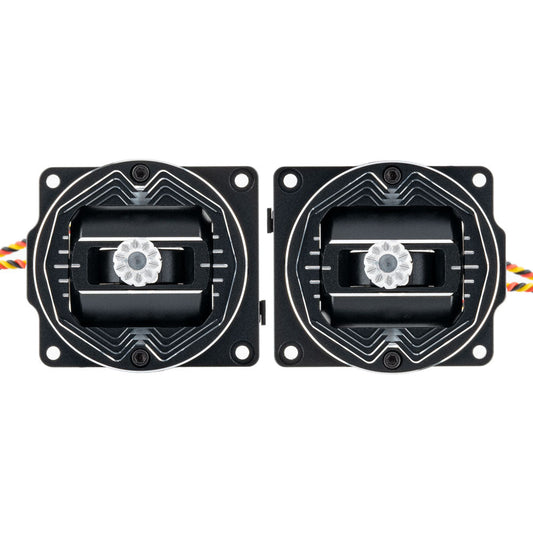 RadioMaster AG01 NANO CNC Hall Effect gimbals set, top view of two stick modules