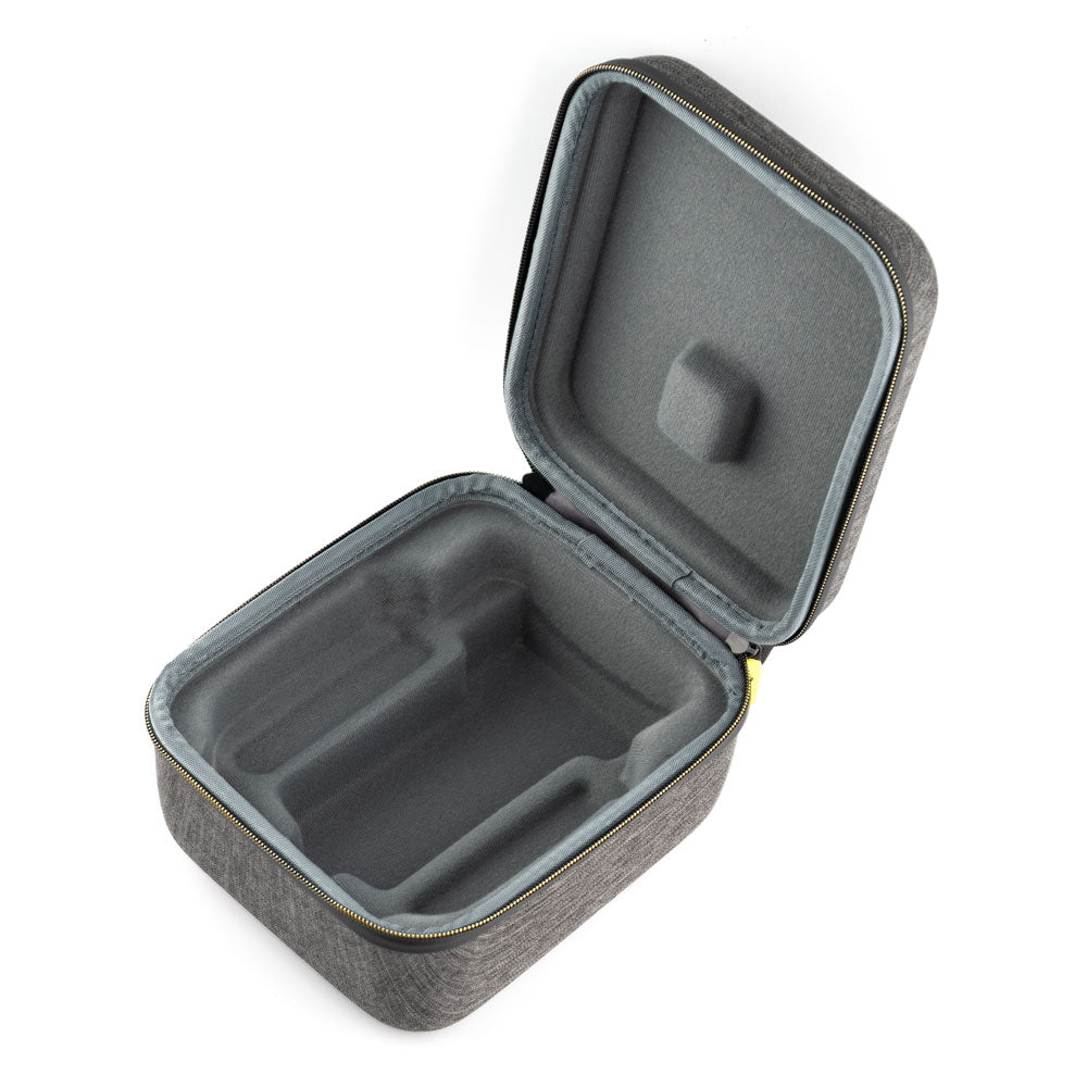 Open TX12 Mark II case interior with molded foam compartments and padded lid