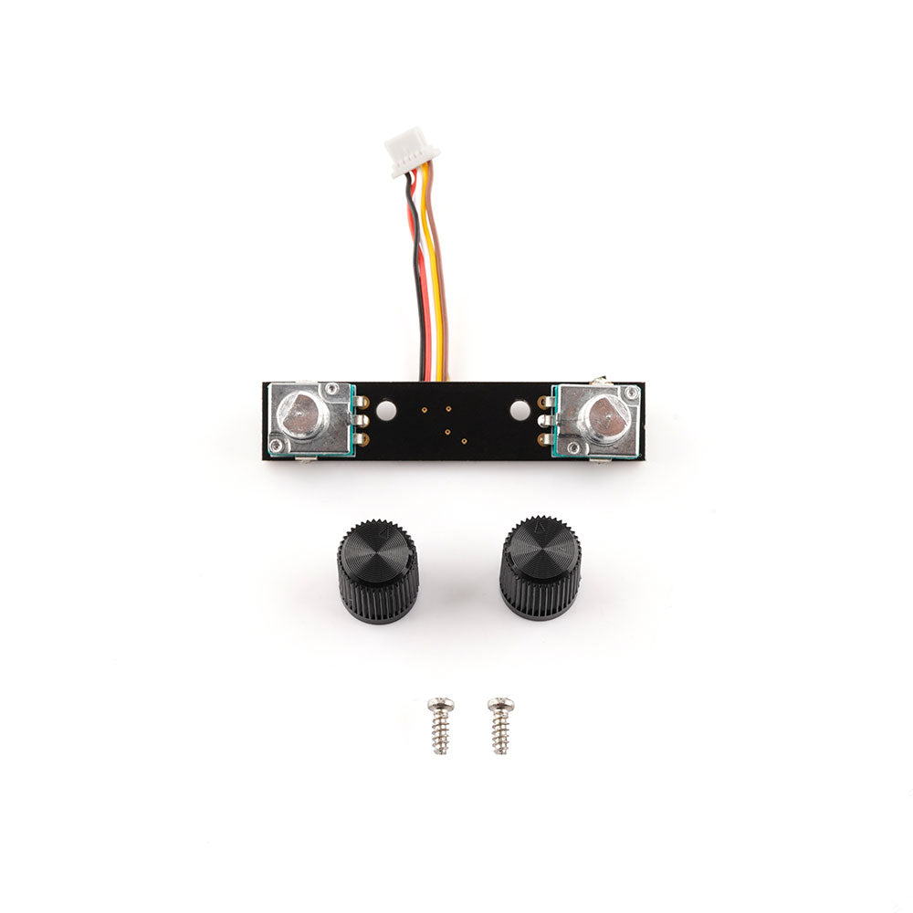 TX16S MKII S1 & S2 PCB board set with wiring harness, two knob caps and two mounting screws