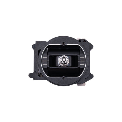 GX01 CNC Aluminum 3D Digital Hall Sensor Gimbal module, top view with stick mount