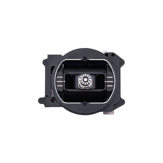 GX01 CNC Aluminum 3D Digital Hall Sensor Gimbal module, top view with stick mount
