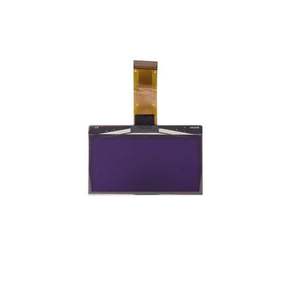GX12 Radio OLED screen replacement module, front view with flex ribbon cable connector