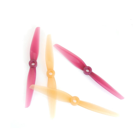 Top view of Ethix P3B Peanut Butter & Jelly propellers showing hub and blade shape