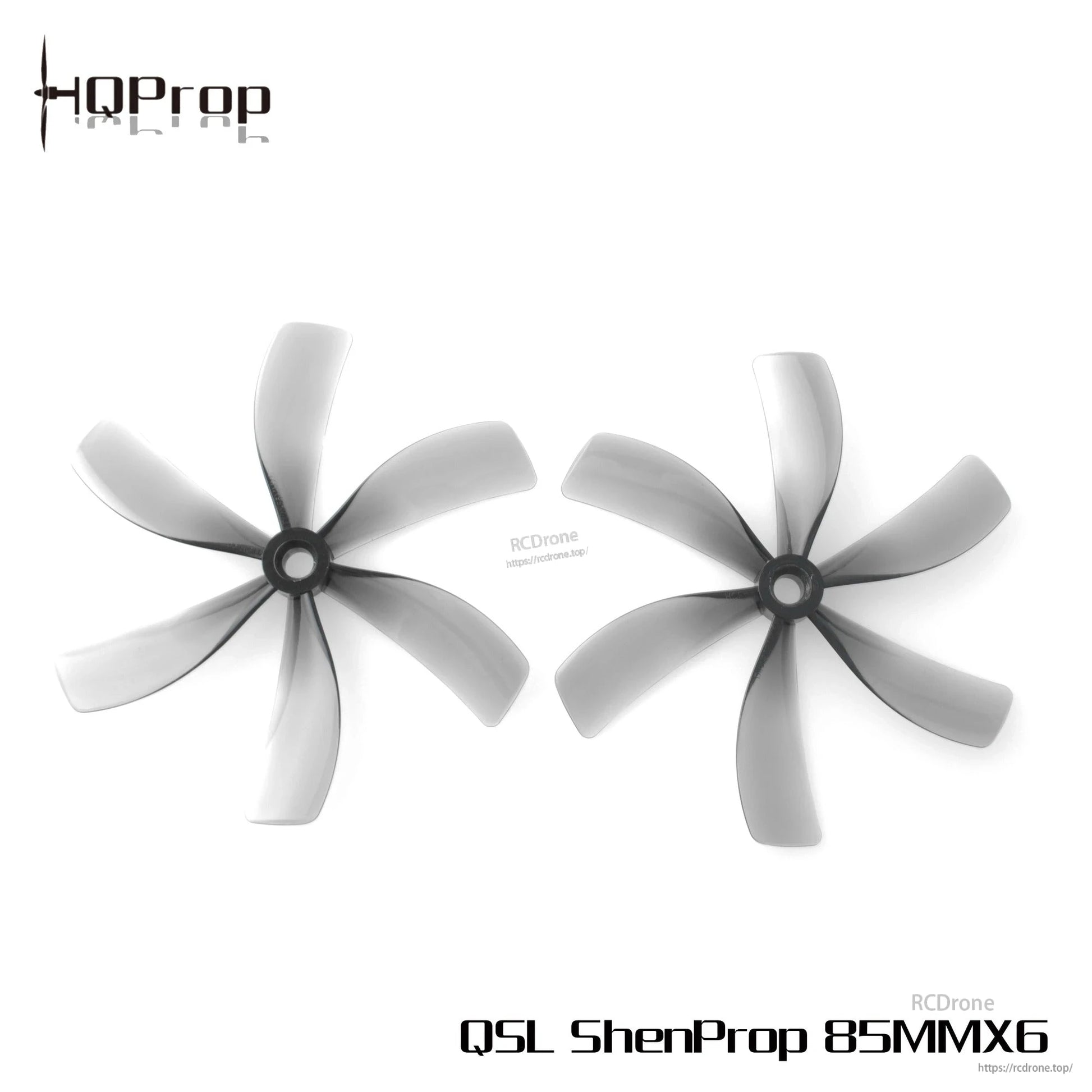 QSL ShenProp 85MMX6 pair of 6-blade ducted props, clockwise and counterclockwise set