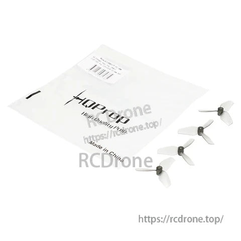 HQprop 31mm Ultralight 3-blade propellers with retail bag packaging, includes CW and CCW sets