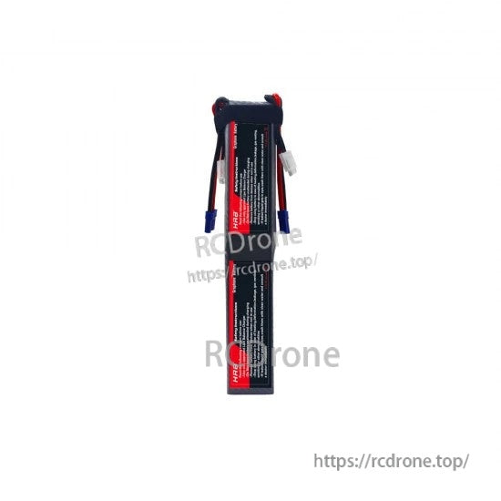 HRB Graphene 12S 5000mAh 44.4V 100C LiPo Battery with EC5 main lead and JST-XH balance plug